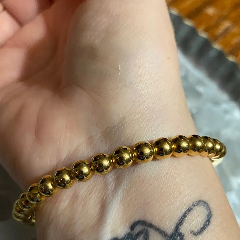 kate spade Gold Beaded Hinge Bracelet - Picture 2 of 4